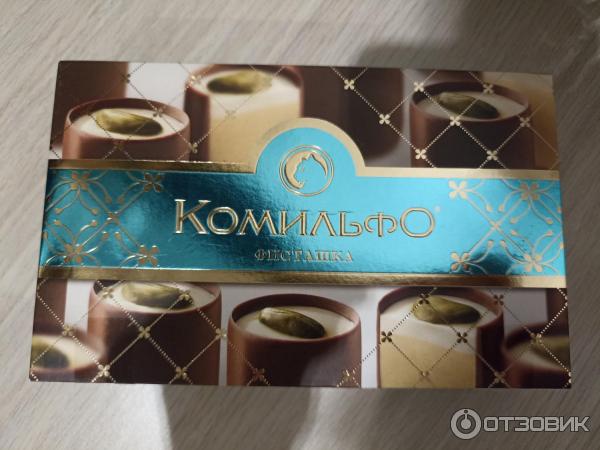 Отзыв о Конфеты Комильфо "Фисташка" с двухслойной начинкой | Мне очень ...