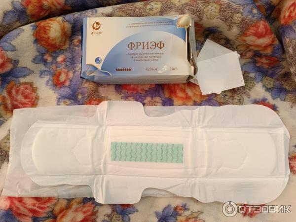 Отзыв о Особые удлиненные ночные гигиенические прокладки с анионовым ...