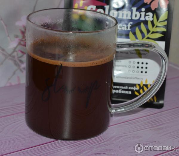 Отзыв о Кофе натуральный жареный в зернах Миндаль&Кофе Colombia Decaf ...