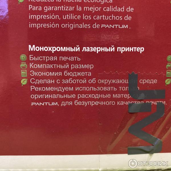 Лазерный принтер Pantum P2518 фото