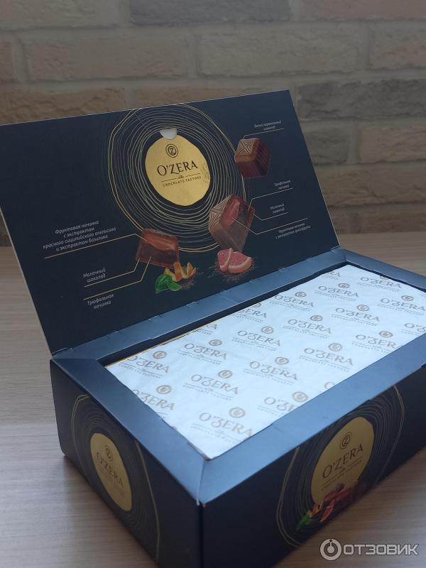 Отзыв о Шоколадные конфеты O'Zera "Truffle citrus" апельсин - базилик ...
