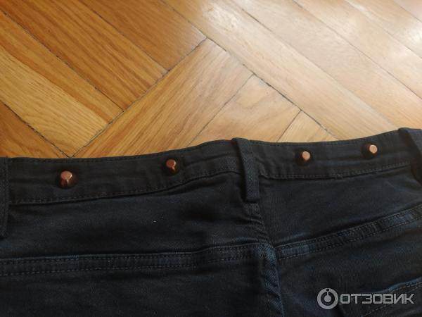 Отзыв о Женские джинсы Zara | ... черные скинни с клепками