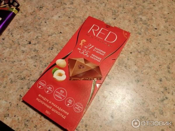 Отзыв о Молочный шоколад без сахара Red | Шоколад без сахара с ...