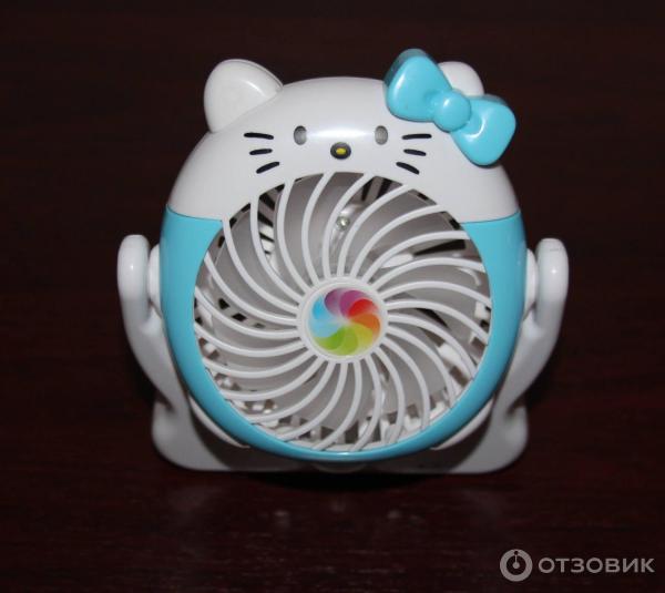Ventilátor ve tvaru kočky Mini Fan 2628 (pohled zepředu)