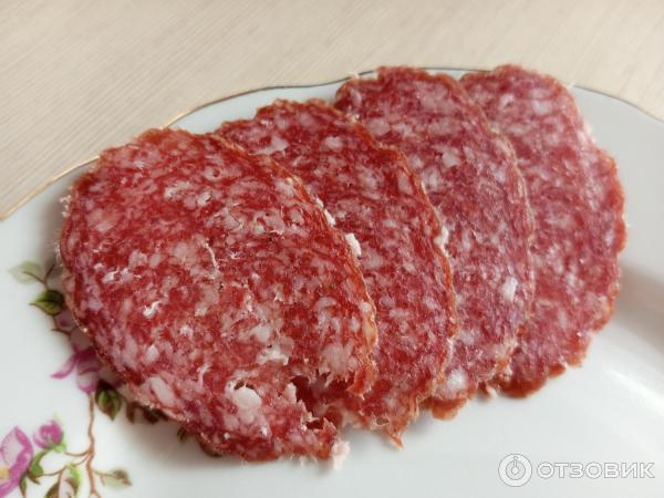 Отзыв о Колбаса полусухая сырокопченая Рублевский "Миланская ...
