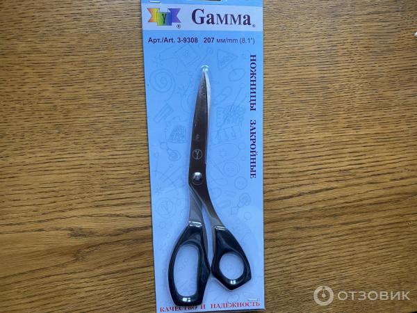 Отзыв о Закройные ножницы Gamma 3-9308 | Неплохие, но не лучшие