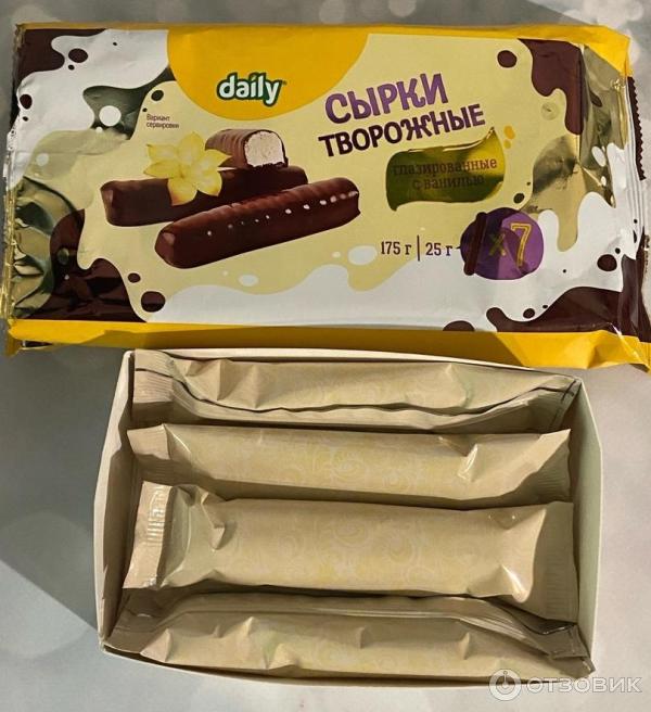 Отзыв о Творожные сырки глазированные Daily | Среднестатистические ...