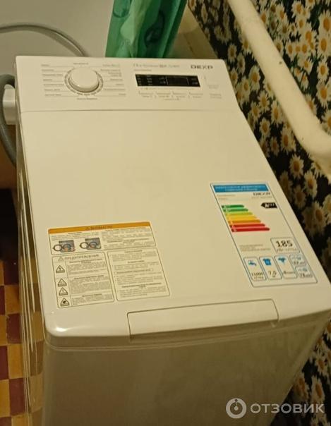 Отзыв о Стиральная машина DEXP WM-E712SMA/WW | Удобная практичная