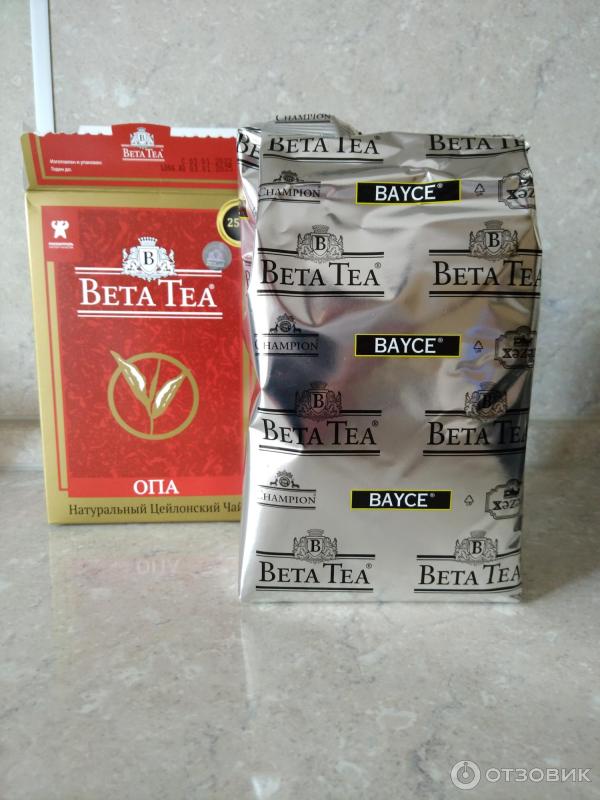 Отзыв о Чай черный байховый цейлонский крупнолистовой Beta Tea ...