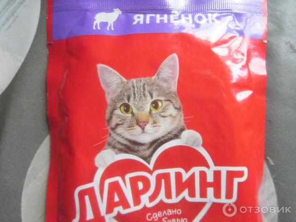 Отзыв о Корм для кошек в пакетиках Дарлинг Ягненок | Кошки пока едят ...