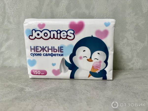 Отзыв о Салфетки бумажные Joonies Сухие нежные трехслойные | Самые ...