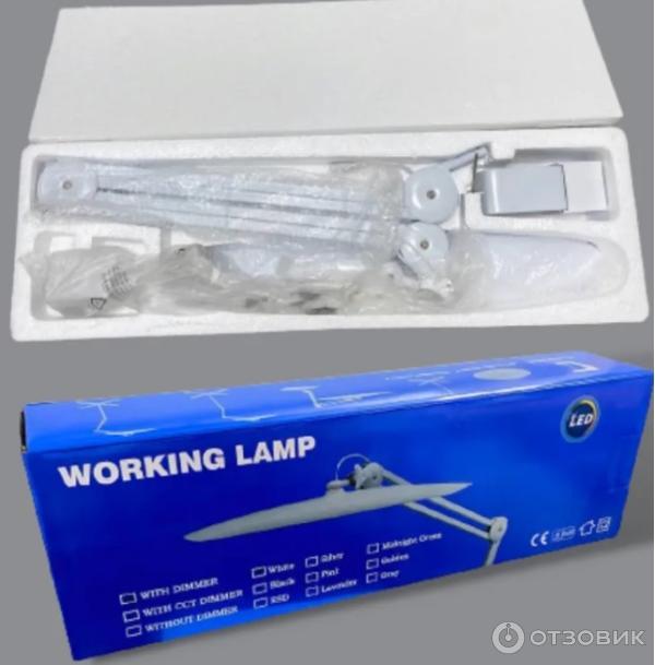 Отзыв о Лампа Бестеневая на струбцине Working 117 SMD LED | Бестеневая ...