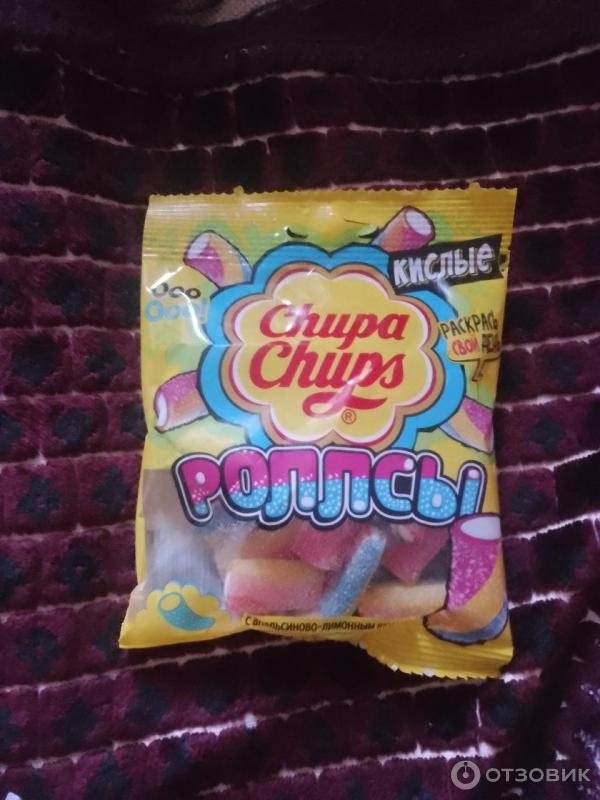 Отзыв о Жевательный мармелад Chupa Chups "Роллсы" | Прикольный)
