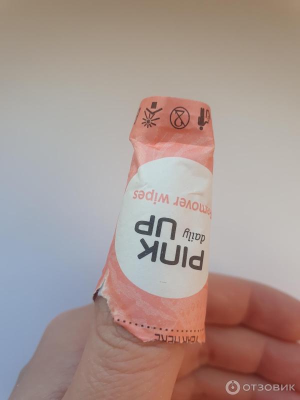 Отзыв о Салфетки для снятия всех видов гель-лака PinkUp "Remover Wipes ...