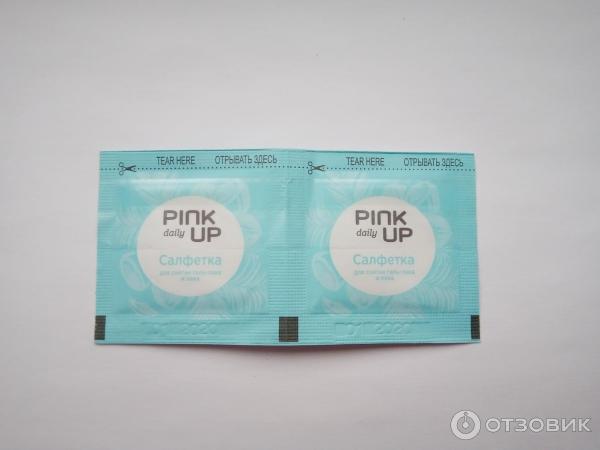 Отзыв о Салфетки для снятия всех видов гель-лака PinkUp "Remover Wipes ...