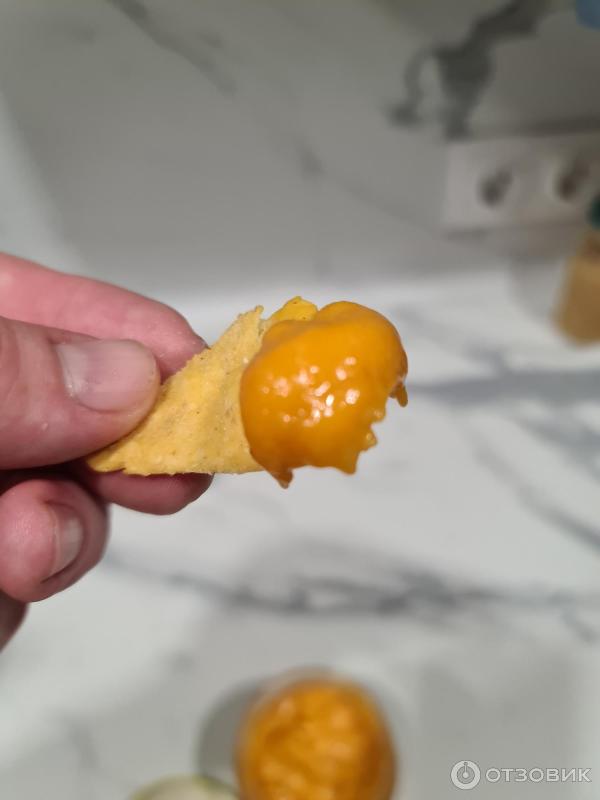 Отзыв о Сырный соус Uni Dan Nachos для чипсов | Сырный соус без сыра