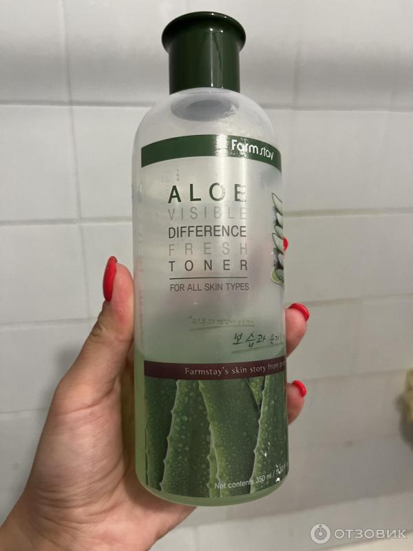 Отзыв о Тонер для лица Farmstay Aloe Visible Difference Fresh Toner ...