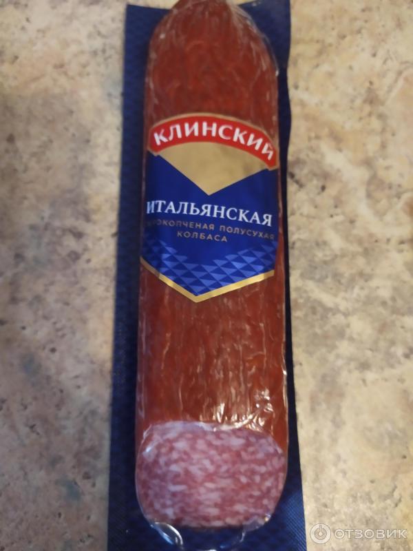 Отзыв о Колбаса сырокопченая Клинский "Итальянская" | Вкусная колбаса