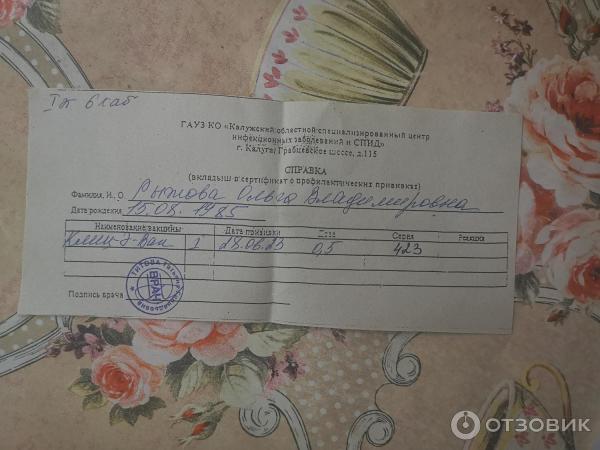 Отзыв о Вакцина от клещевого энцефалита "Клещ-Э-ВАК" | Защита от ...