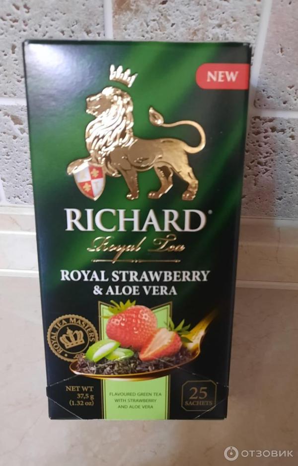 Отзыв о Чай зеленый Rishard Royal strawberry & aloe Vera | Пейте Чай ...