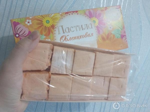 Отзыв о Пастила Торговый дом Петровский Облепиховая | Вкусно, но с ...