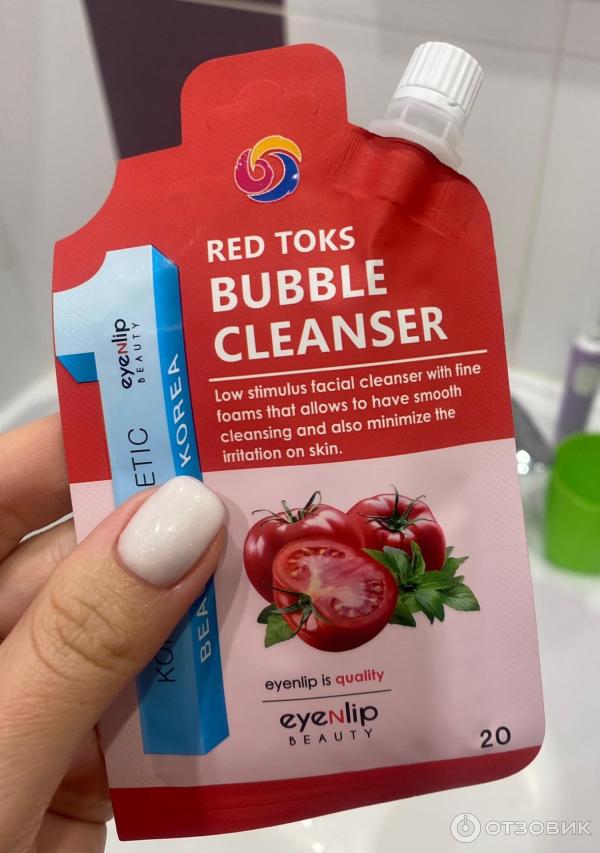 Отзыв о Пенка для умывания Eyenlip Toks bubble cleanser | Гель для ...