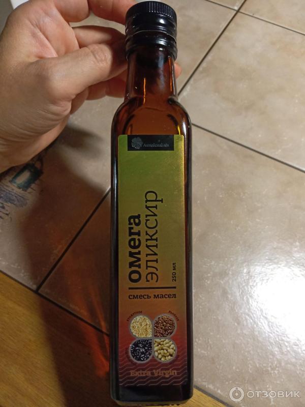 Отзыв о Масло растительное смесь Алтайский лен "Омега Эликсир ...
