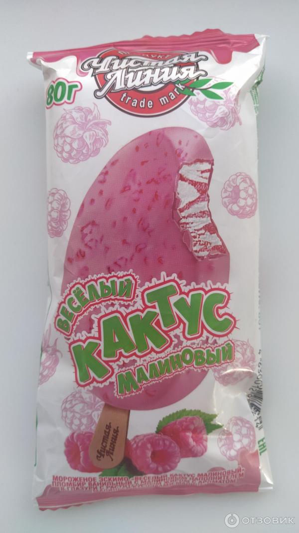 Чистая линия мороженое карта