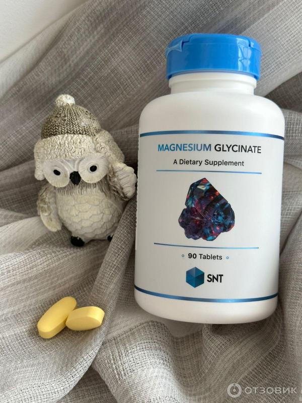 Отзыв о БАД SNT Magnesium Glycinate | Глицинат магния усваивается хорошо