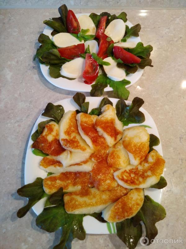 Отзыв о Сыр Бутербродов "Халуми" | Хороший вариант продукта для жарки.