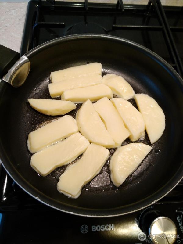 Отзыв о Сыр Бутербродов "Халуми" | Хороший вариант продукта для жарки.