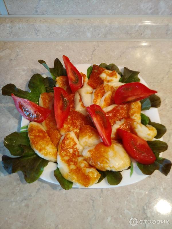 Отзыв о Сыр Бутербродов "Халуми" | Хороший вариант продукта для жарки.