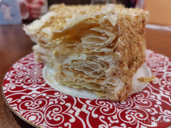 Отзыв о Торт слоеный Фили Бейкер "Наполеон" | Вкусный, но суховат
