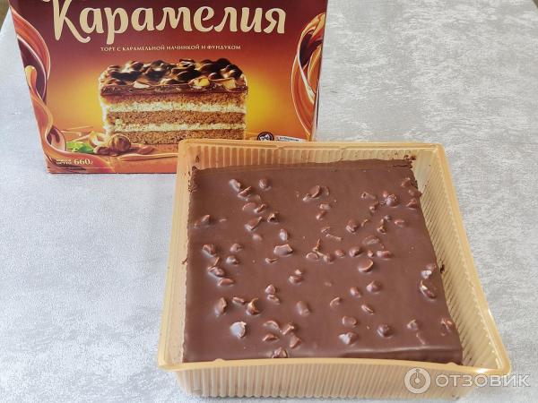 Отзыв о Торт Черемушки "Карамелия" | Карамелия - сладкая феерия!