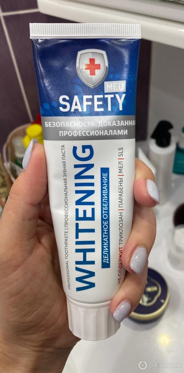 Отзыв о Зубная паста Safety Whitening | Обычная мятная зубная паста без ...