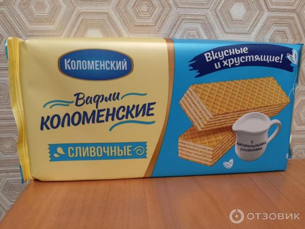 Отзыв о Вафли "сливочные" Коломенские | Опять пальма…