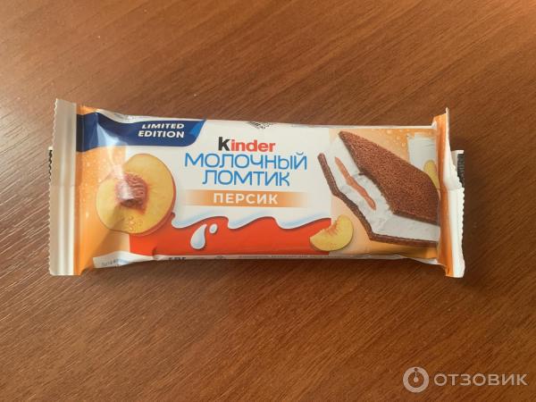 молочный ломтик с персиком