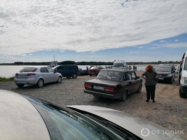 Паром Холмогоры-Ломоносово