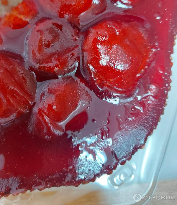 Отзыв о Торт Глобус "Чизкейк с клубникой" | Вкусно, не очень сладко,ягодно