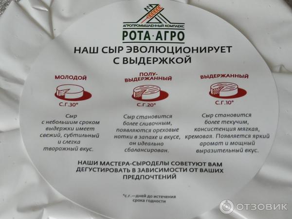 Отзыв о Сыр мягкий с белой плесенью Рота-Агро "Камамбер" | Камамбер с ...