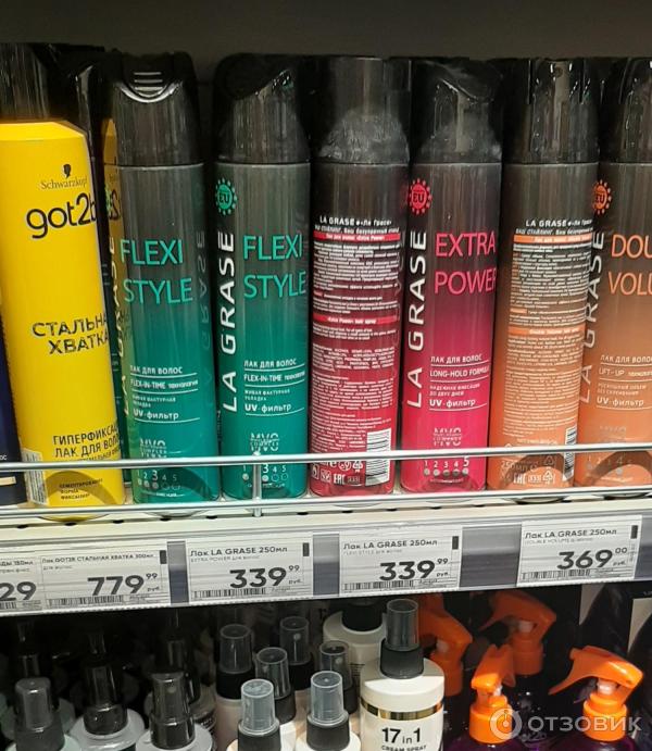 Отзыв о La Grase лак для волос экстра сильной фиксации Extra Power ...