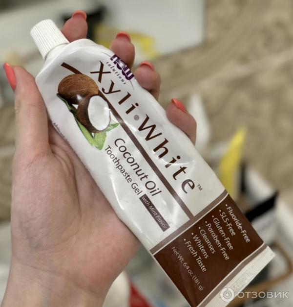 Отзыв о Зубная паста Now Foods XyliWhite Coconut oil Toothpaste Gel ...