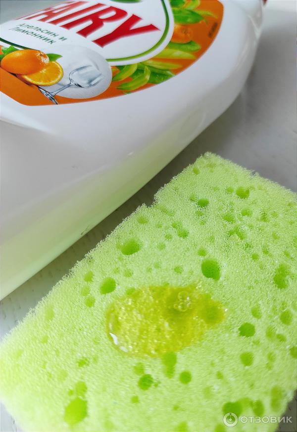 Отзыв о Средство для мытья посуды Fairy с апельсином и лимонником ...