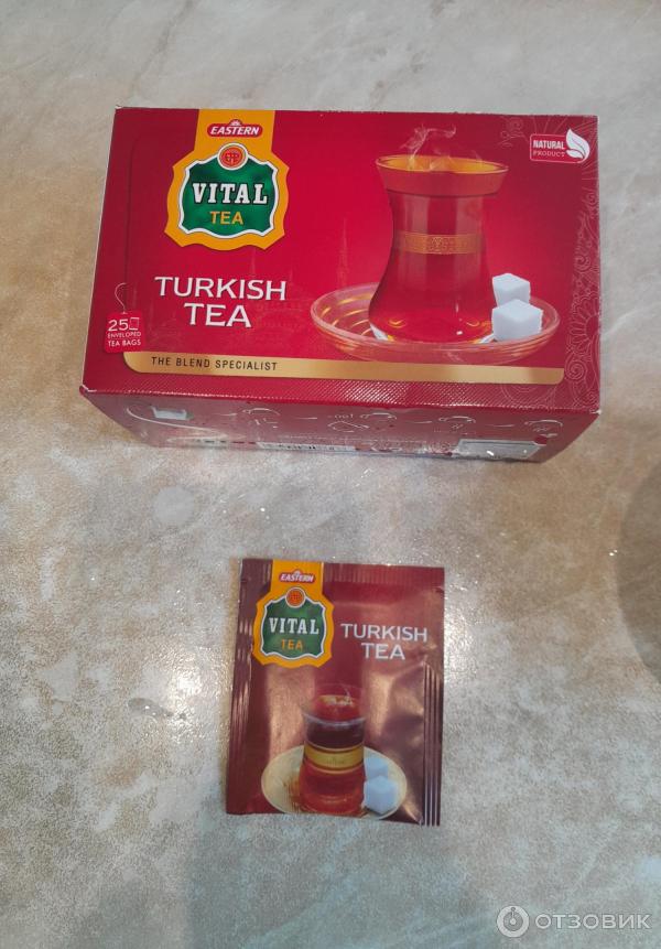 Отзыв о Чай черный Vital tea "Turkish tea" пакетированный Вкусный чай.