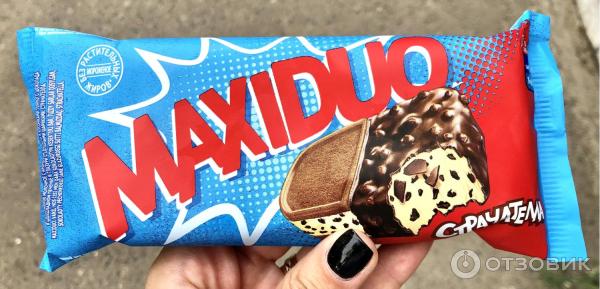 Отзыв о Мороженое Maxiduo | Два мороженых в одном.