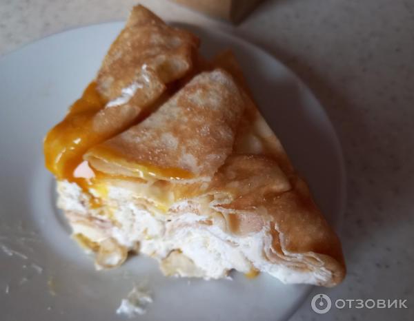 Отзыв о Торт блинный Манго-маракуйя ВкусВилл | собрат блинного с вишней