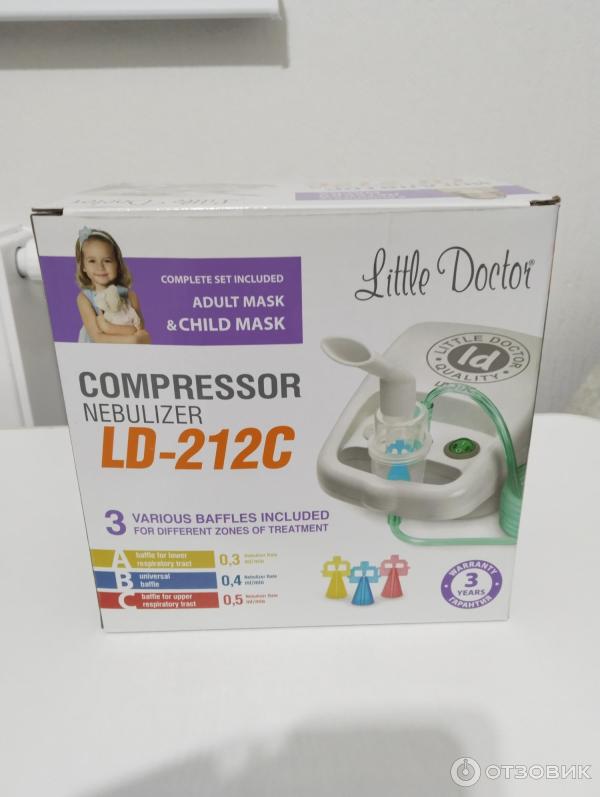 Отзыв о Ингалятор компрессорный (небулайзер) Little Doctor LD-212C ...