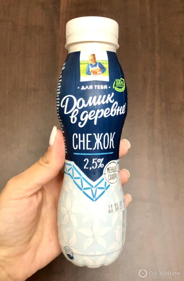 Отзыв о Кисломолочный продукт Домик в деревне "Снежок" | Если бы зима ...