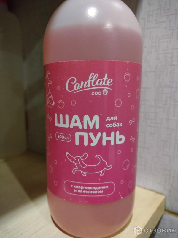 Отзыв о Шампунь для собак Conflate с хлоргексидином и пантенолом ...