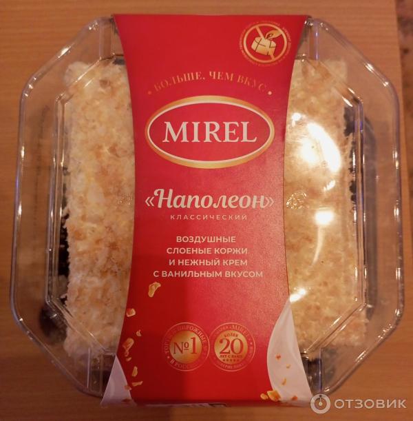 Отзыв о Торт Mirel "Наполеон классический" | Торт вкусный, состав не очень!